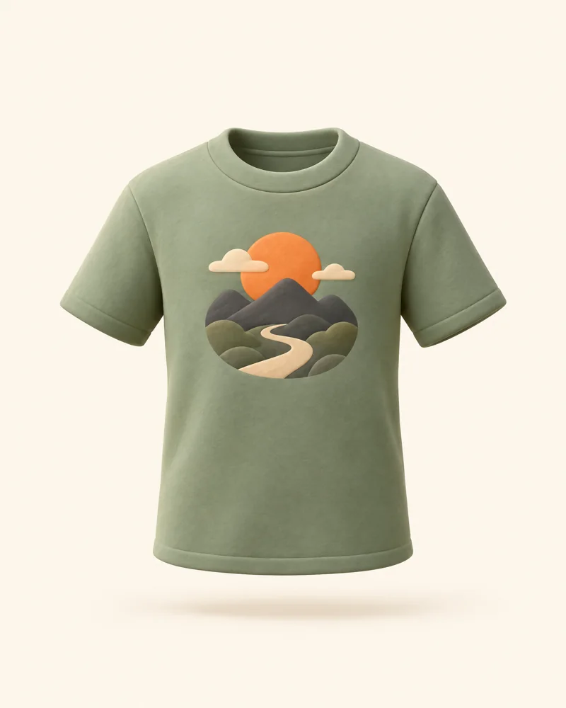 Camiseta Estrada ao Pôr do Sol