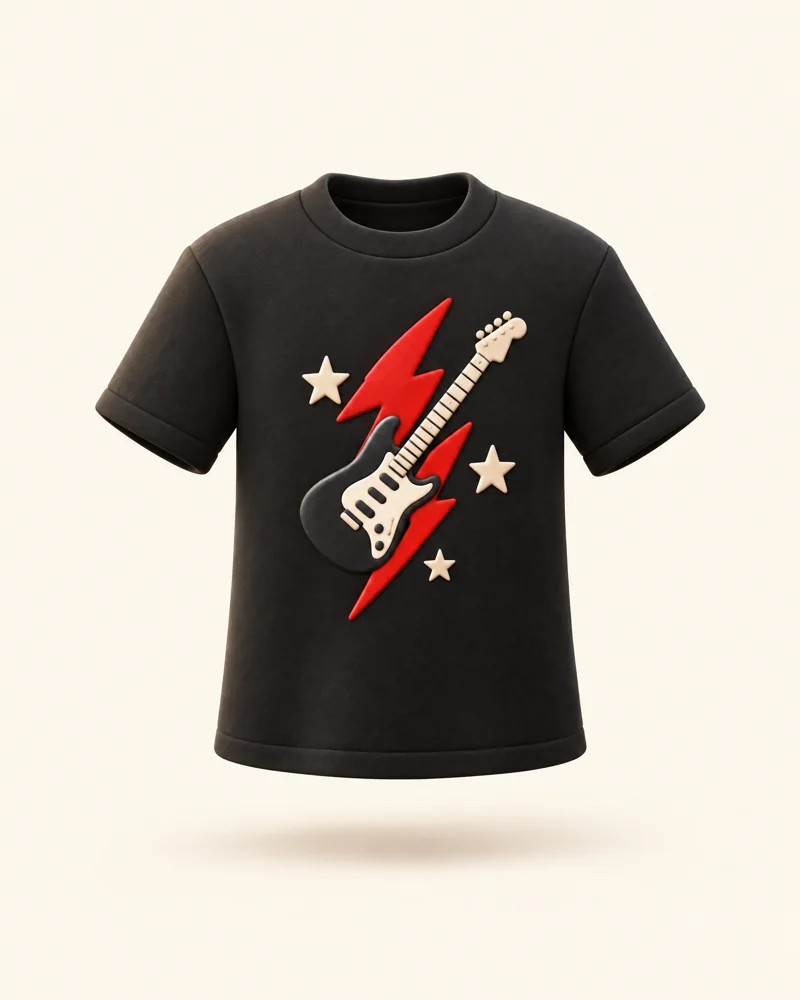 Camiseta Guitarra Relâmpago